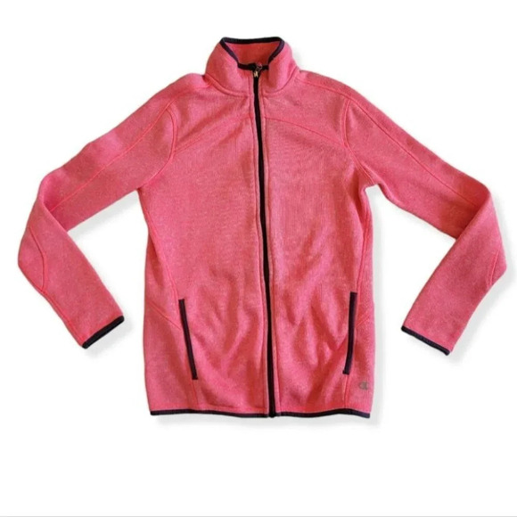 Columbia Pink and  Grey Fleece Zip up - Picture 1 of 12